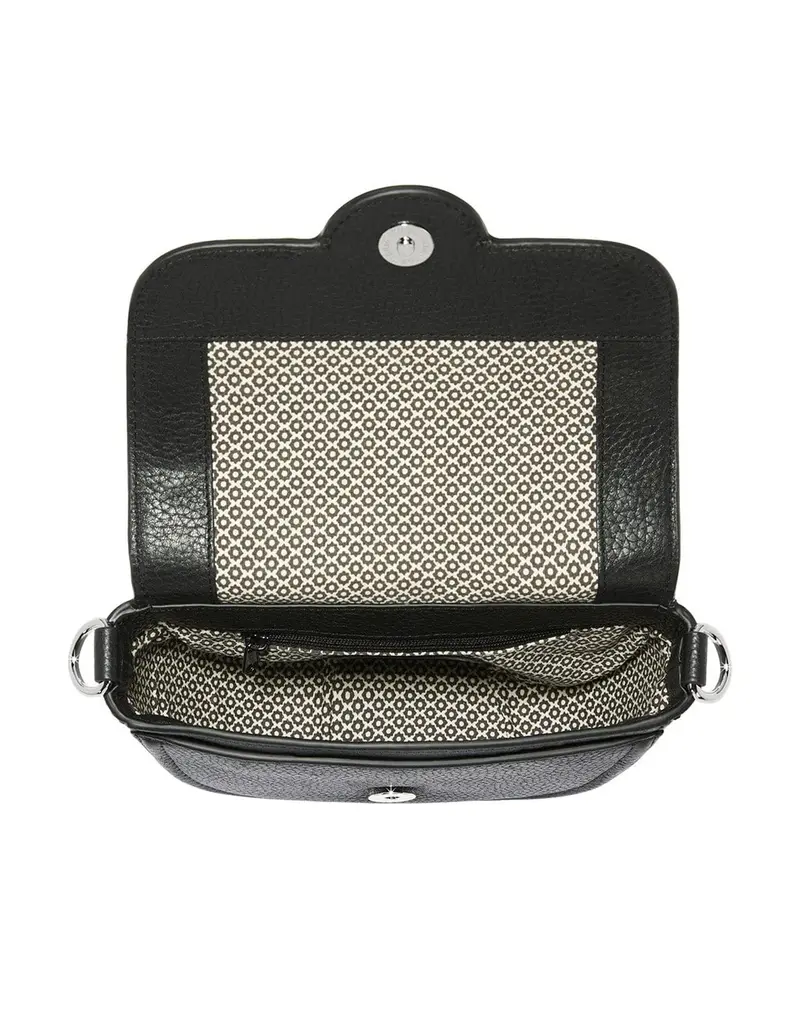 Emmie Flap Bag in Black