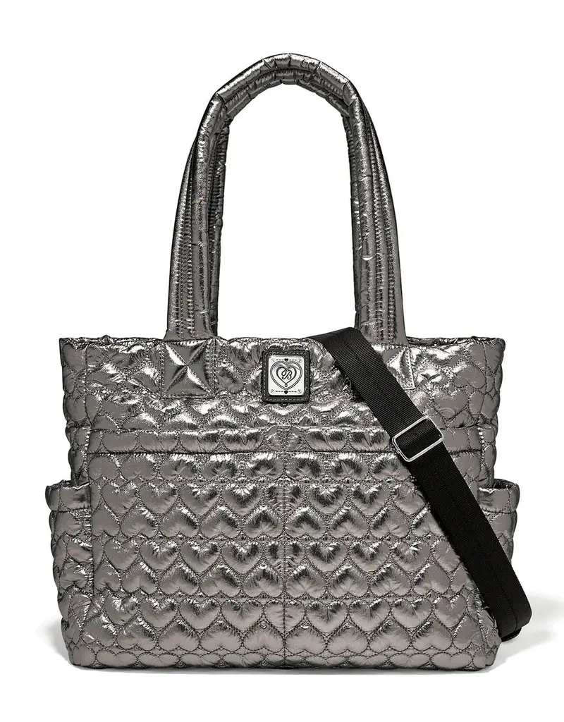 Kameron Utility Tote in Pewter Metallic