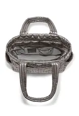 Kameron Utility Tote in Pewter Metallic