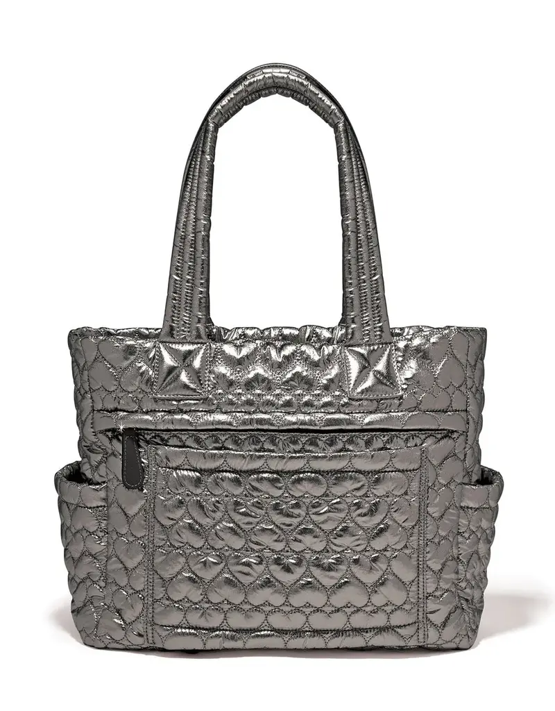 Kameron Utility Tote in Pewter Metallic