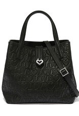 Madly in Love Large Tote in Black