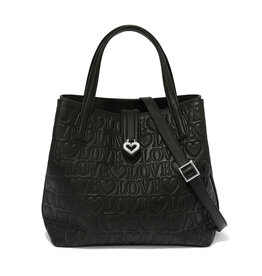 Madly in Love Large Tote in Black
