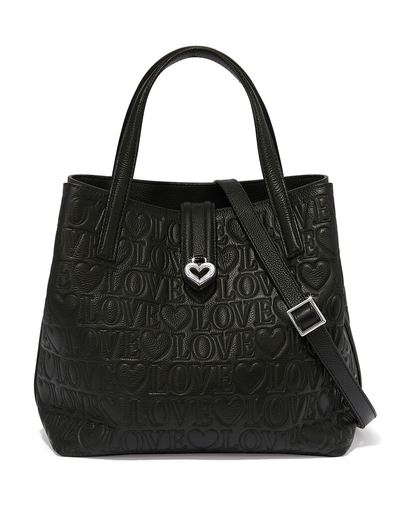 Madly in Love Large Tote in Black
