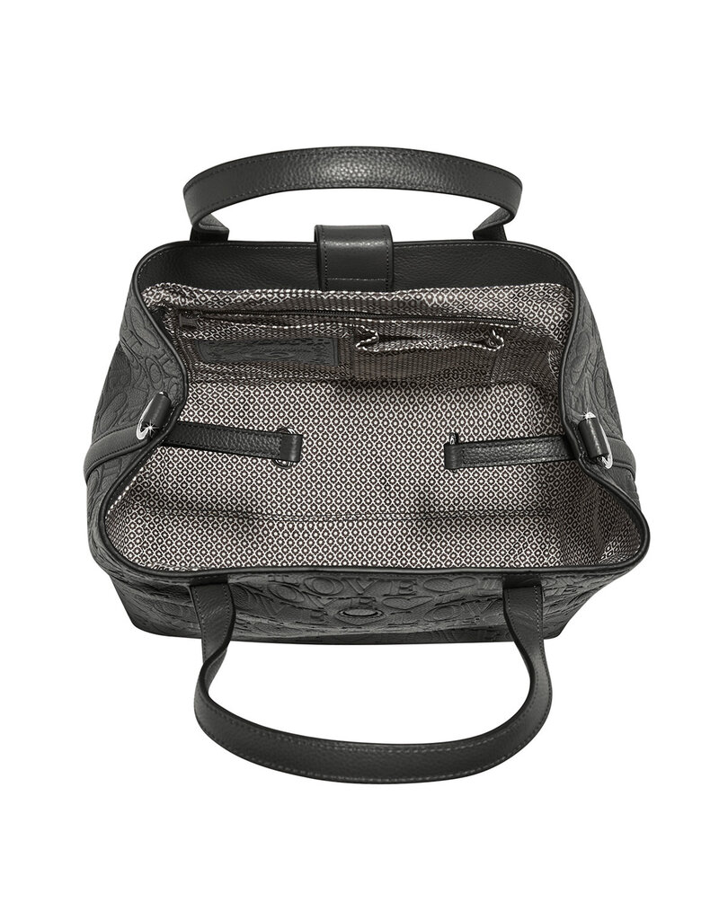 Madly in Love Large Tote in Black