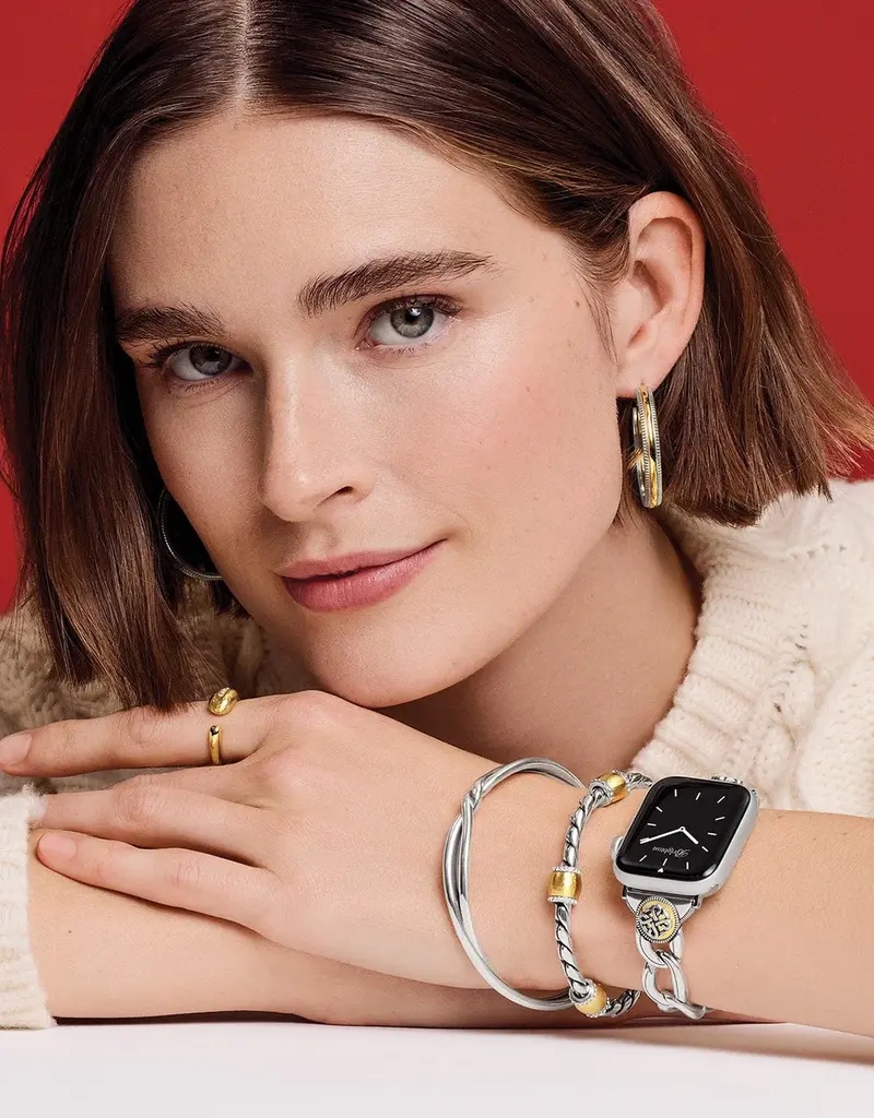 Interlok Noir Two Tone Watch Band