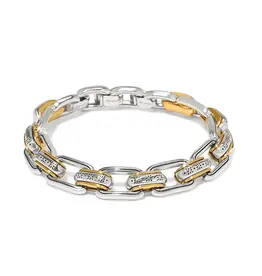 Mosaic Two Tone Links Bracelet