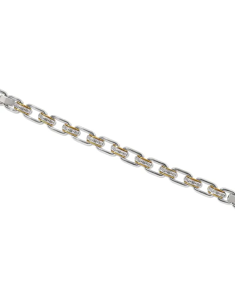 Mosaic Two Tone Links Bracelet