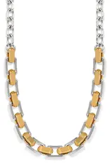 Mosaic Two Tone Links Necklace