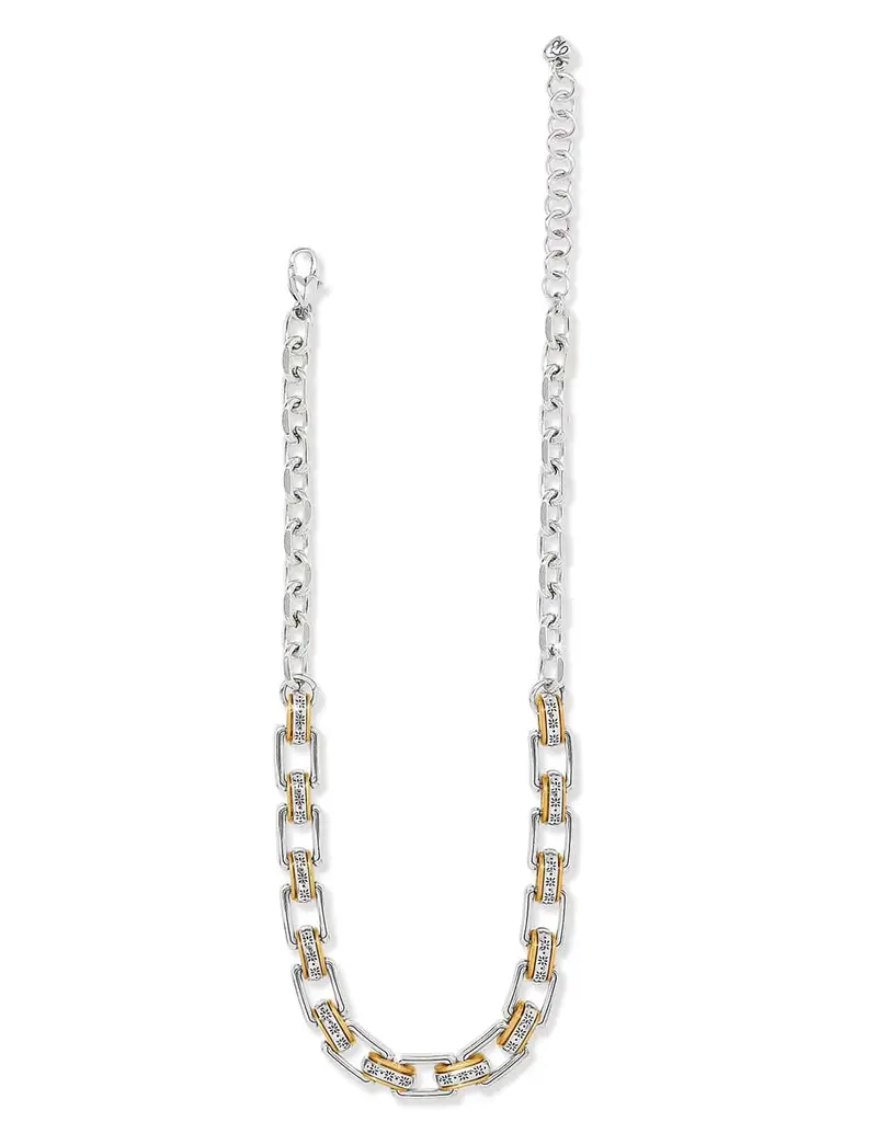 Mosaic Two Tone Links Necklace