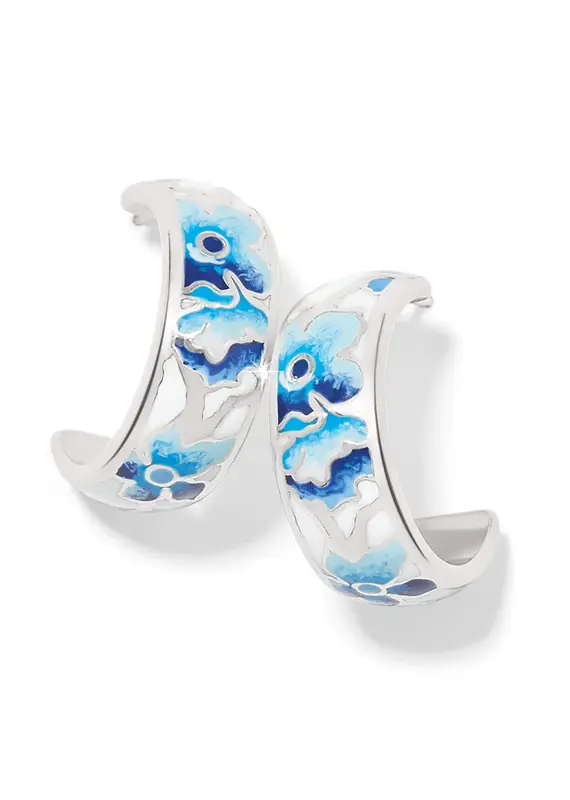 Kyoto In Bloom Hoop in Blue