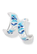 Kyoto In Bloom Hoop in Blue