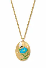 Reverie Blue Flower Necklace