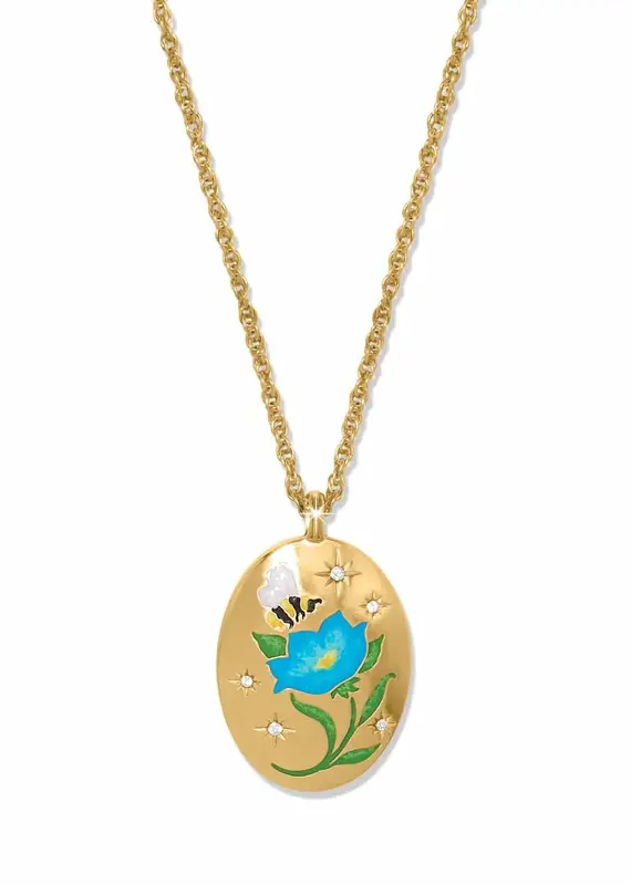 Reverie Blue Flower Necklace