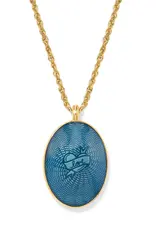 Reverie Blue Flower Necklace