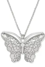 Kyoto in Bloom Butterfly Necklace in Blue