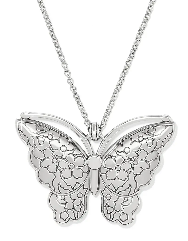 Kyoto in Bloom Butterfly Necklace in Blue