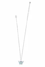 Kyoto In Bloom Petite Butterfly Necklace in blue