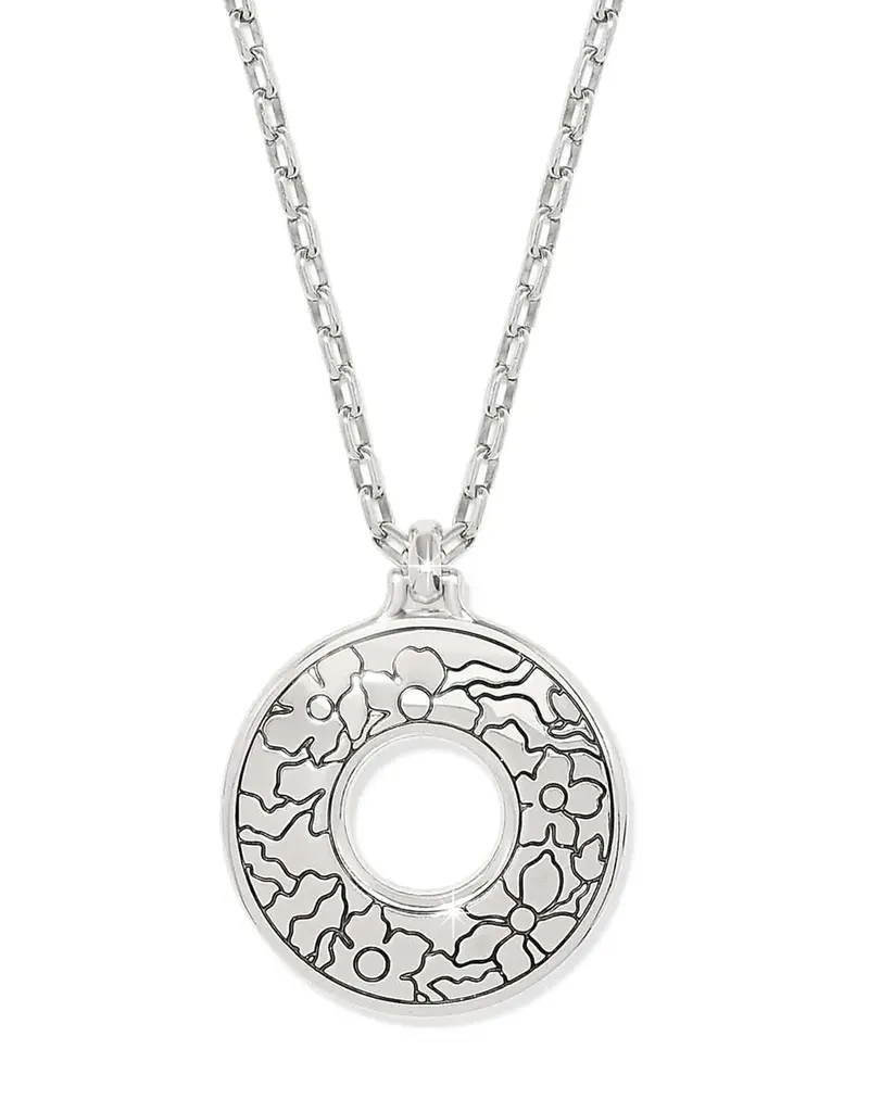 Kyoto In Bloom Ring Necklace in Blue