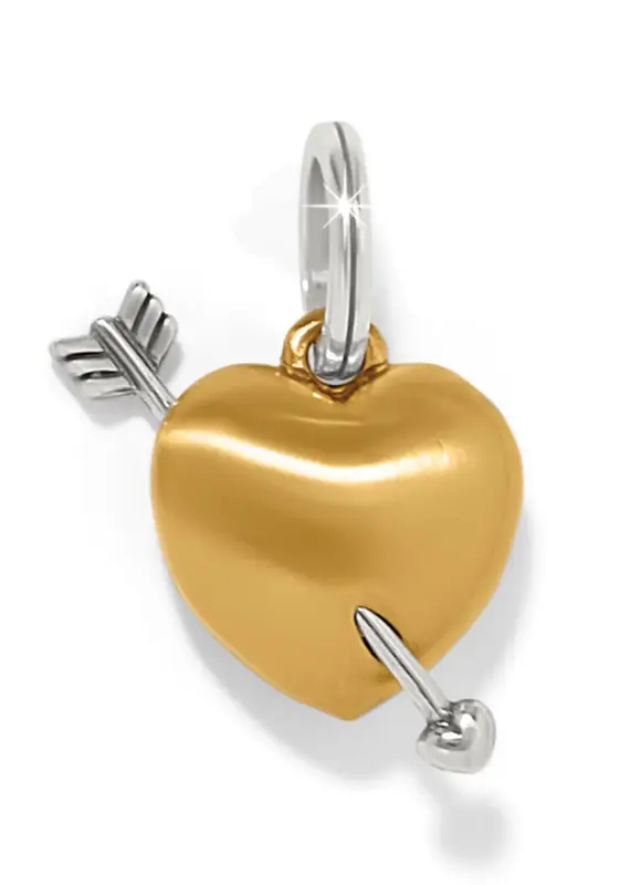 One Heart Gold Arrow Charm