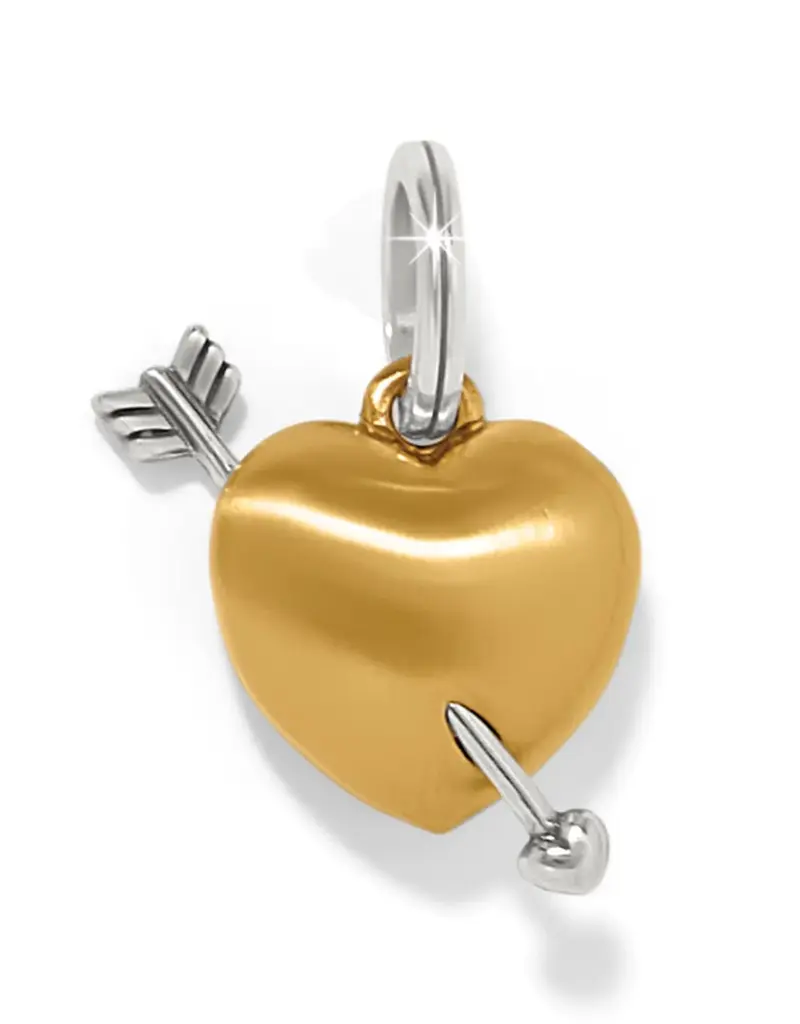 One Heart Gold Arrow Charm