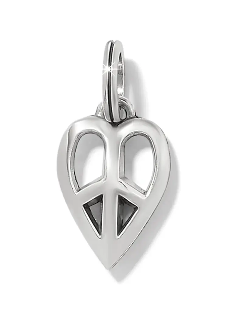 Peace Heart Charm