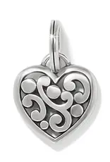 Contempo Heart Charm in Silver