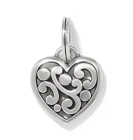 Contempo Heart Charm in Silver