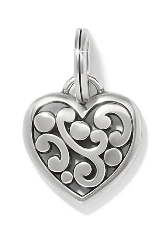 Contempo Heart Charm in Silver