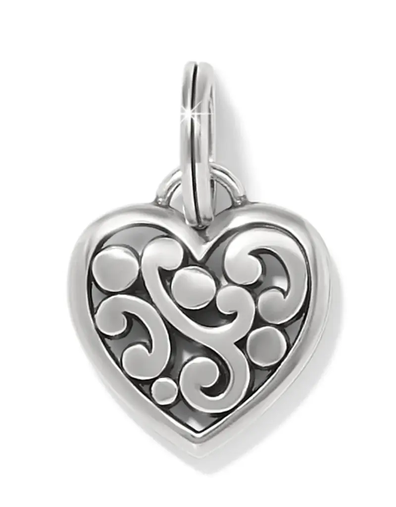 Contempo Heart Charm in Silver