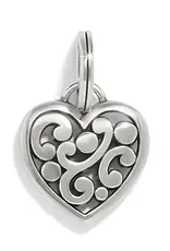 Contempo Heart Charm in Silver