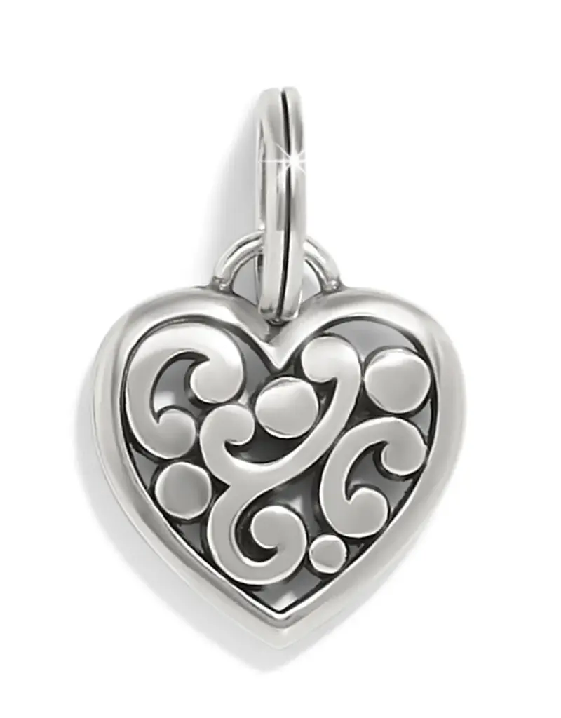 Contempo Heart Charm in Silver