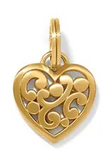 Contempo Heart Charm in Gold
