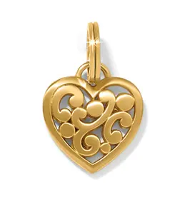 Contempo Heart Charm in Gold