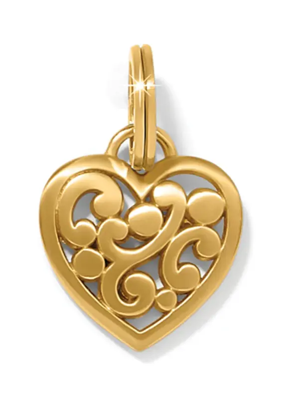Contempo Heart Charm in Gold
