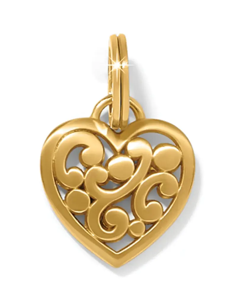 Contempo Heart Charm in Gold