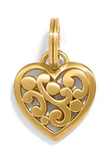 Contempo Heart Charm in Gold