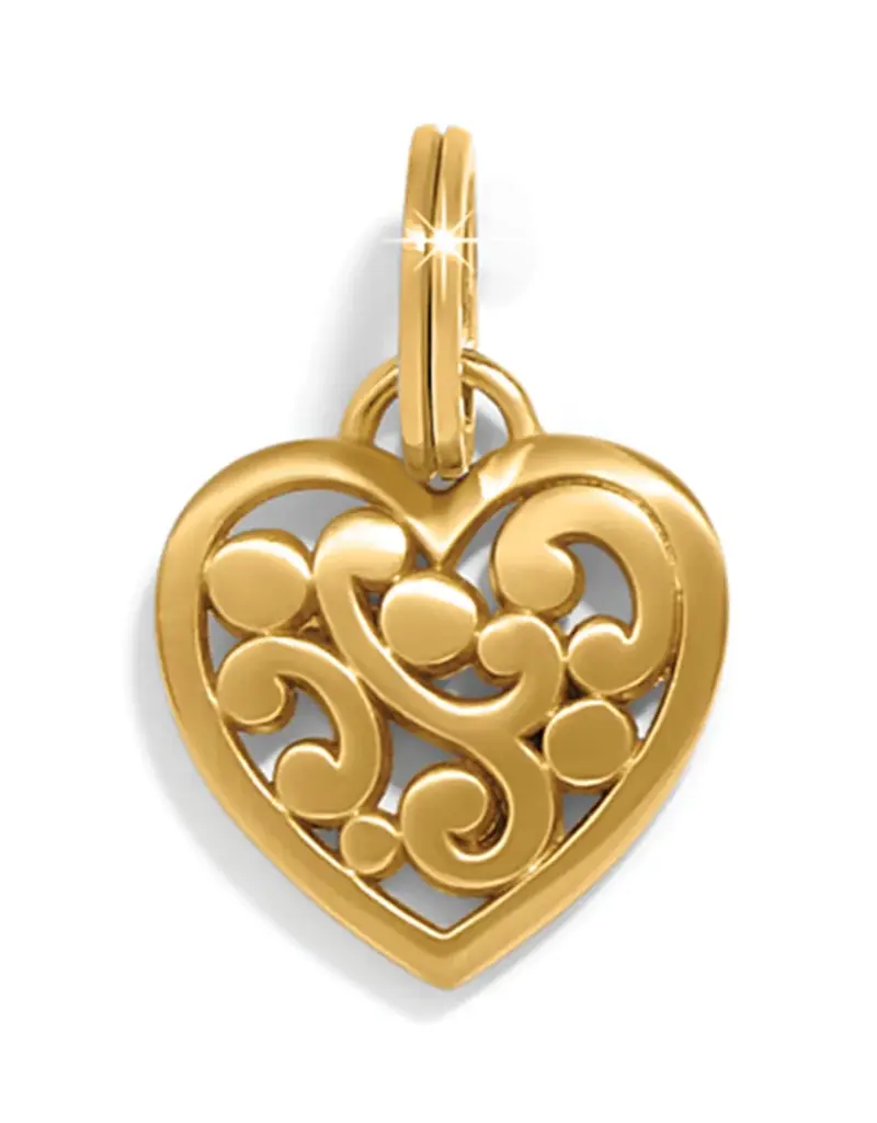 Contempo Heart Charm in Gold