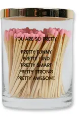 J.HOFFMAN'S You Are So Pretty Match Set Rocks Glass Duo