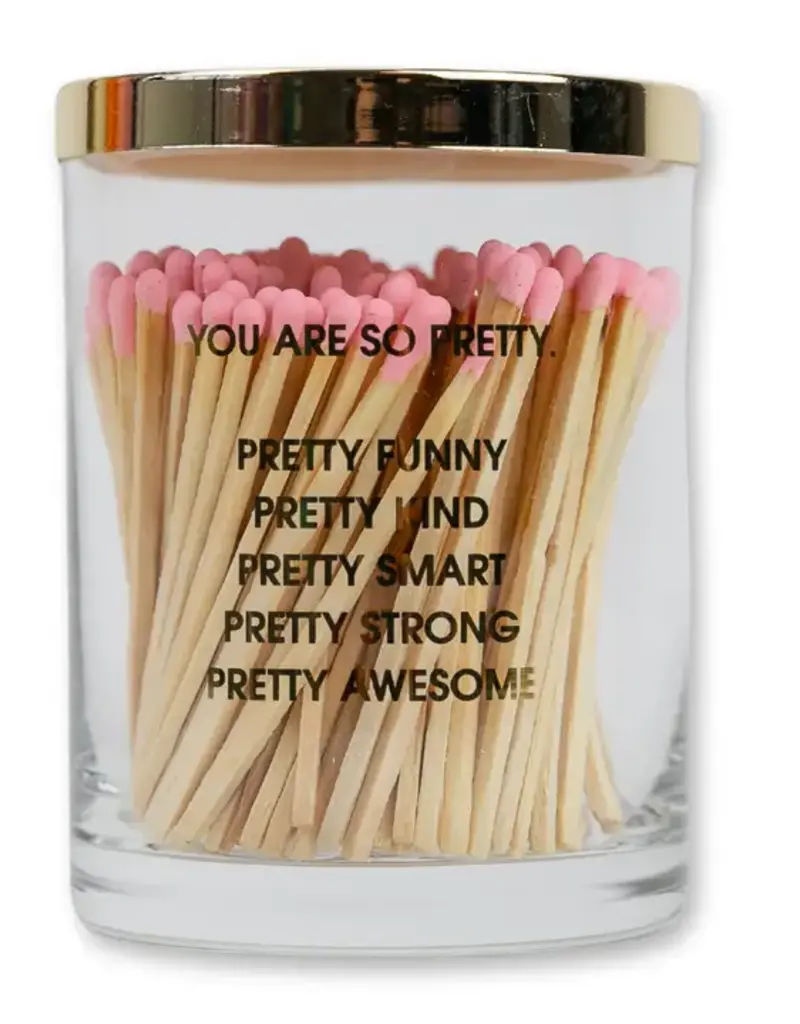 J.HOFFMAN'S You Are So Pretty Match Set Rocks Glass Duo