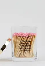 J.HOFFMAN'S You Are So Pretty Match Set Rocks Glass Duo