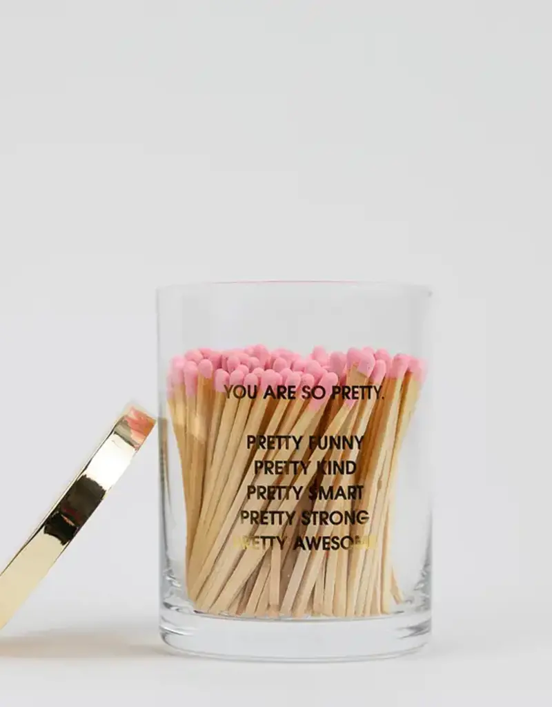 J.HOFFMAN'S You Are So Pretty Match Set Rocks Glass Duo