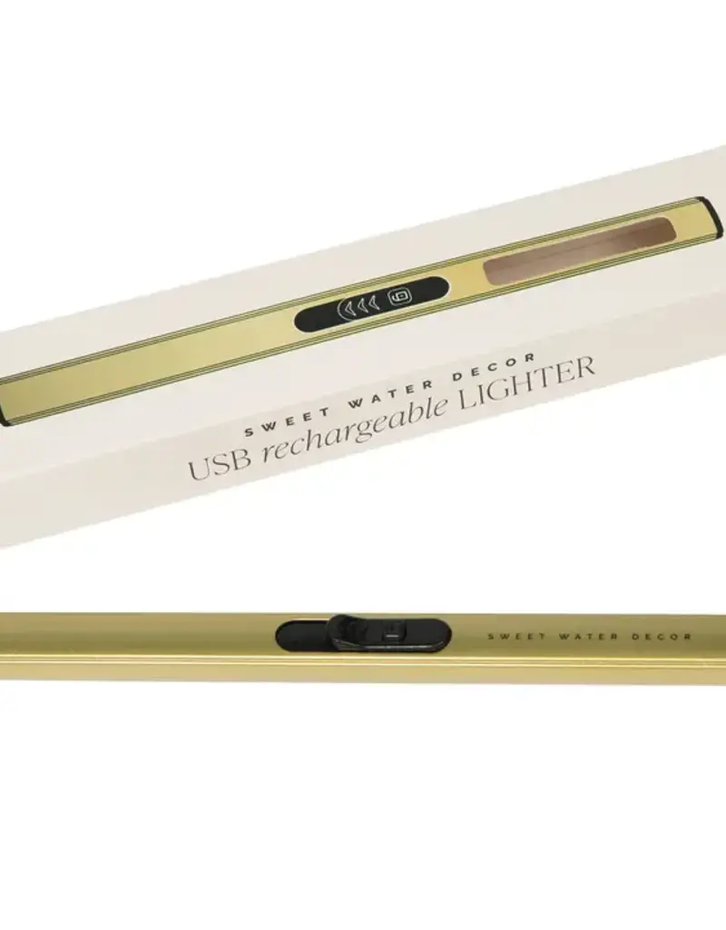 J.HOFFMAN'S Rechargeable Electric Lighter- Gold