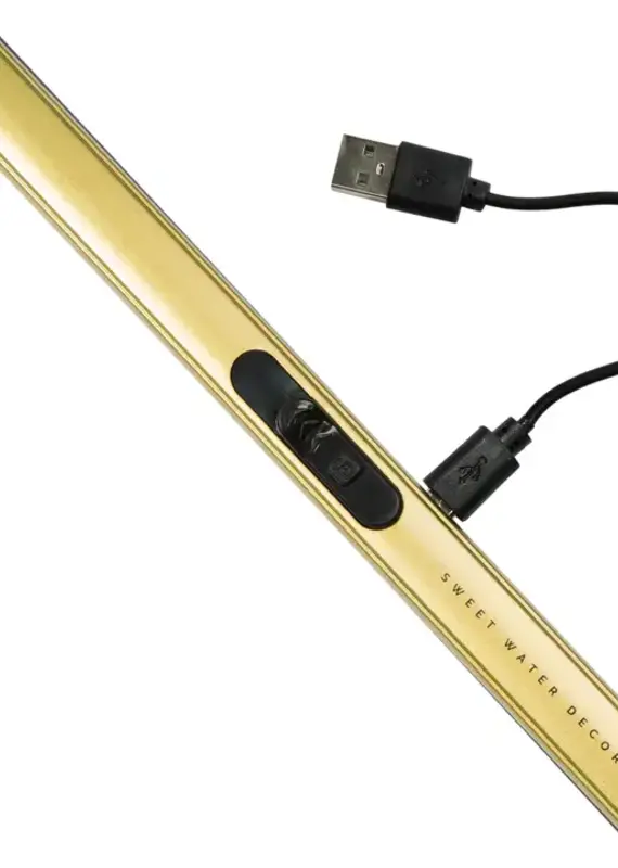 J.HOFFMAN'S Rechargeable Electric Lighter- Gold