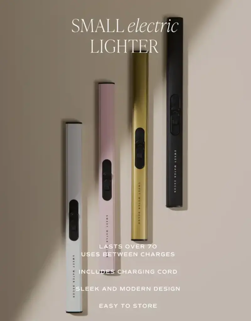 J.HOFFMAN'S Rechargeable Electric Lighter- Gold