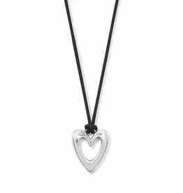 Cascade Open Heart Petite Necklace
