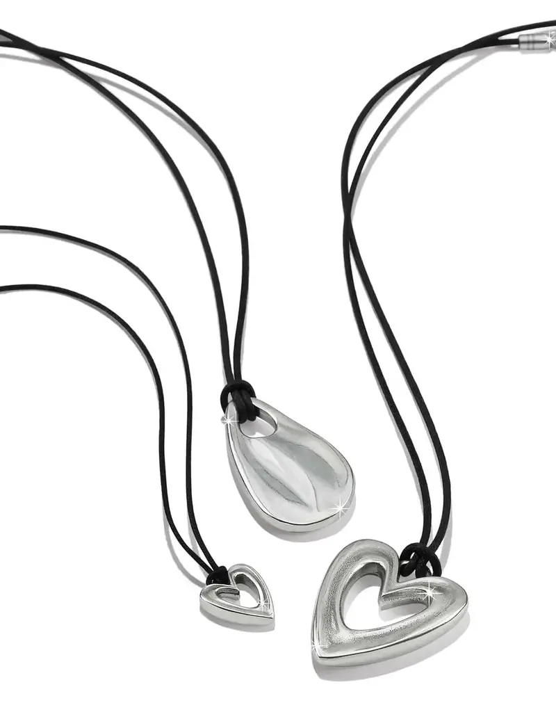 Cascade Open Heart Petite Necklace