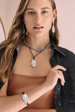 Cascade Drop Cord Necklace