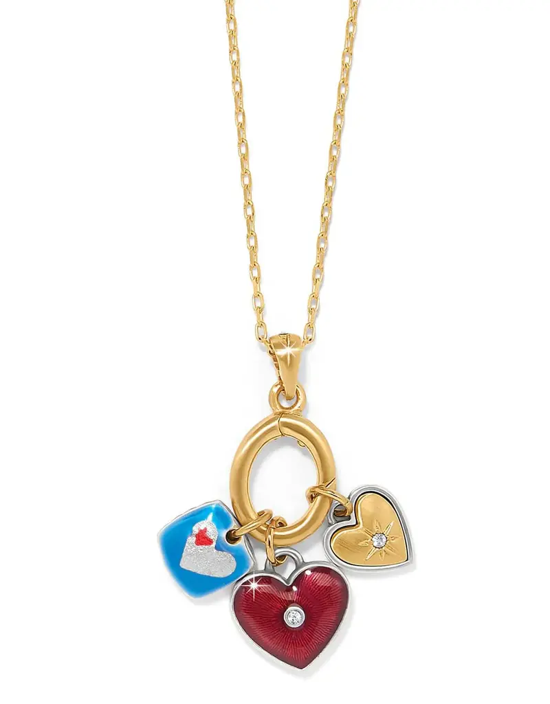 One Heart Color Short Necklace