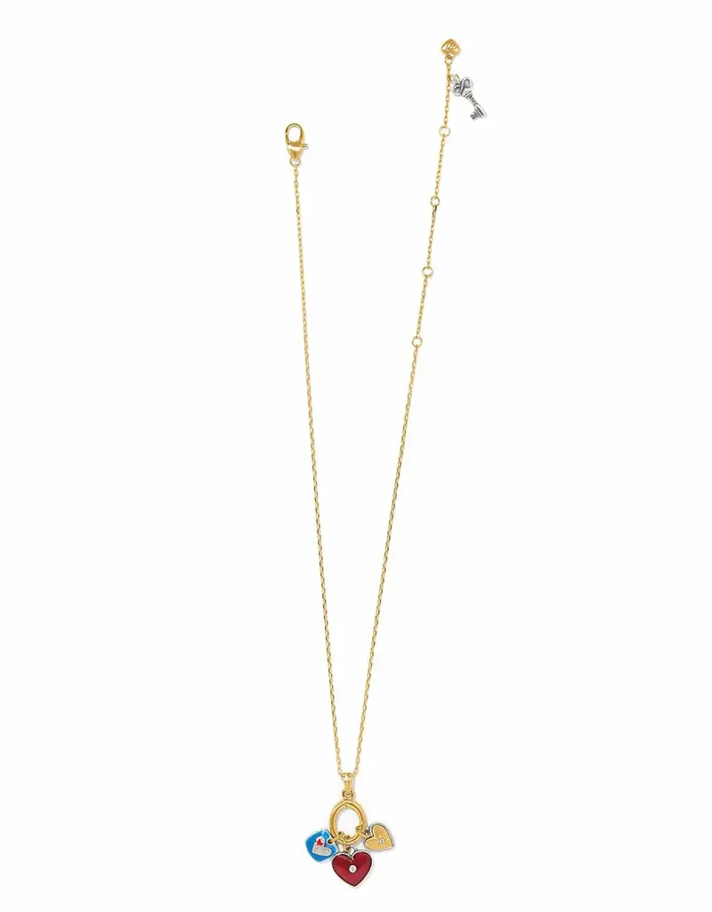 One Heart Color Short Necklace