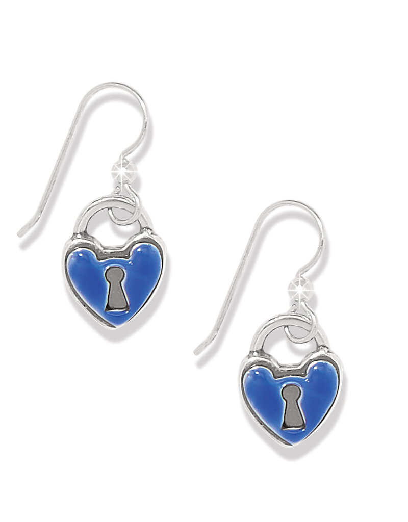 One Heart Padlock French Wire